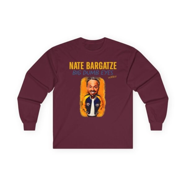 Nate Bargatze Big Dumb Eyes Tour Unisex Ultra Cotton Long Sleeve Tee - Image 3