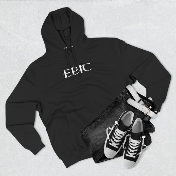 Epic Ruthlessness is Mercy  Three-Panel Fleece Hoodie - Image 7