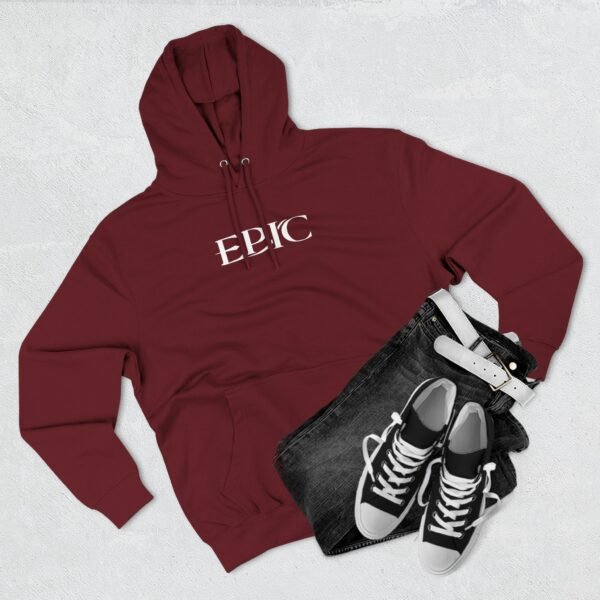 Epic Ruthlessness is Mercy  Three-Panel Fleece Hoodie - Image 23