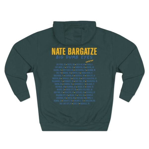 Nate Bargatze Big Dumb Eyes Tour Three-Panel Fleece Hoodie - Image 6