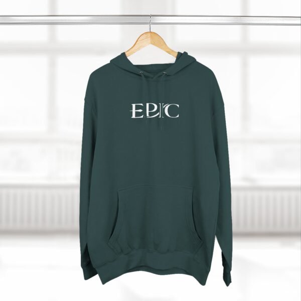 Epic Ruthlessness is Mercy  Three-Panel Fleece Hoodie - Image 16