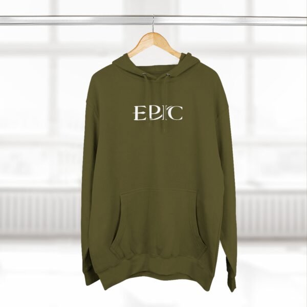 Epic Ruthlessness is Mercy  Three-Panel Fleece Hoodie - Image 12