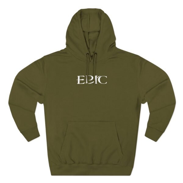 Epic Ruthlessness is Mercy  Three-Panel Fleece Hoodie - Image 9