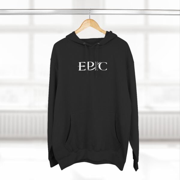 Epic Ruthlessness is Mercy  Three-Panel Fleece Hoodie - Image 8