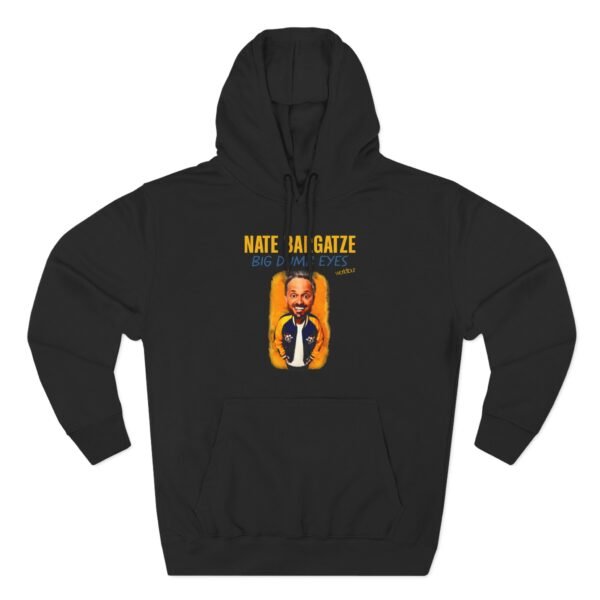 Nate Bargatze Big Dumb Eyes Tour Three-Panel Fleece Hoodie - Image 3