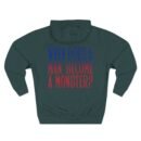 Epic Ruthlessness is Mercy  Three-Panel Fleece Hoodie