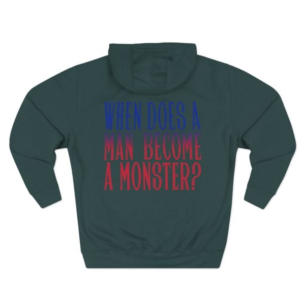 Epic Ruthlessness is Mercy  Three-Panel Fleece Hoodie - Image 14