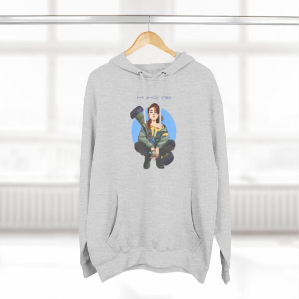 AB Three-Panel Fleece Hoodie - Image 8