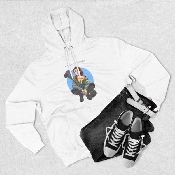 AB Three-Panel Fleece Hoodie - Image 3