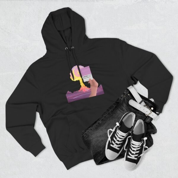 AB Three-Panel Fleece Hoodie - Image 7