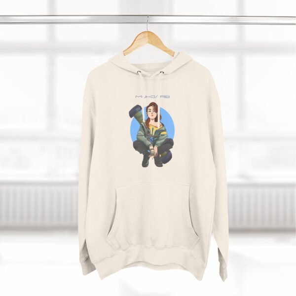 AB Three-Panel Fleece Hoodie - Image 12